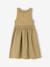 Girl's sleeveless dress khaki+old rose - vertbaudet enfant 