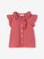 Ruffled shirt old rose - vertbaudet enfant 