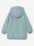 Girl's long hooded parka grey green - vertbaudet enfant 