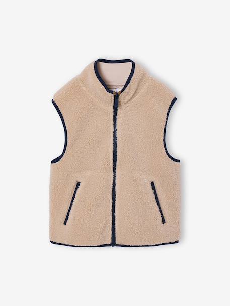 Boys' 3-in-1 parka with sherpa lining pecan nut - vertbaudet enfant 