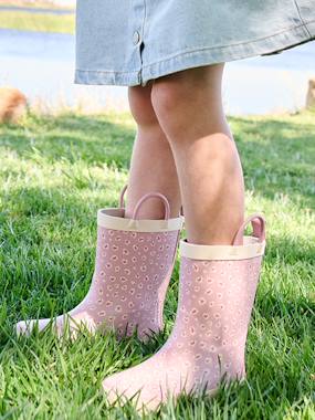 Shoes-Wellies in Printed Natural Rubber for Children