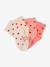 Pack of 4 girls' heart socks coral - vertbaudet enfant 