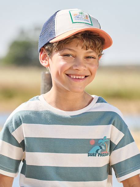 Casquette garçon réglable 'surfing' bleu - vertbaudet enfant 