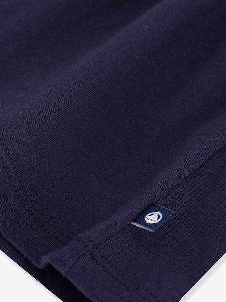 Girl's dress with sailor collar and short sleeves navy blue - vertbaudet enfant 