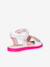 Girls' Joyfoot GEOX sandals fuchsia+white - vertbaudet enfant 
