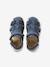 Boys' leather buckle sandals set blue - vertbaudet enfant 