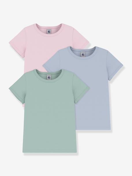 Pack of 3 PETIT BATEAU t-shirts white - vertbaudet enfant 