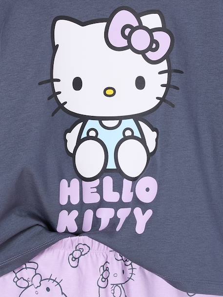 Girls' Hello Kitty teen pyjama shorts anthracite - vertbaudet enfant 