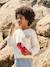 Boy's V-neck sweatshirt ecru - vertbaudet enfant 