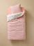 Duvet cover and pillowcase SET with recycled cotton printed pink - vertbaudet enfant 