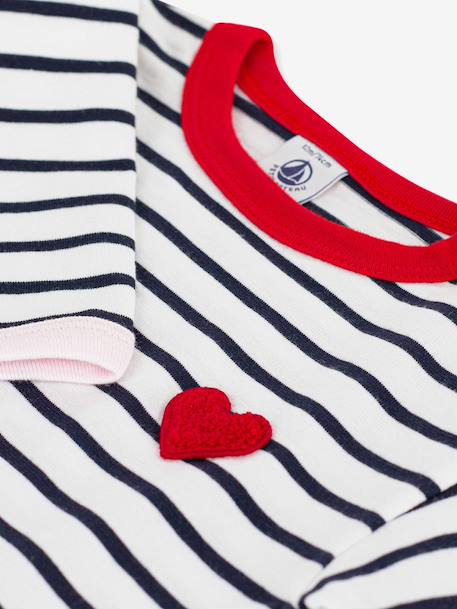 Baby long-sleeved cotton T-shirt ecru - vertbaudet enfant 