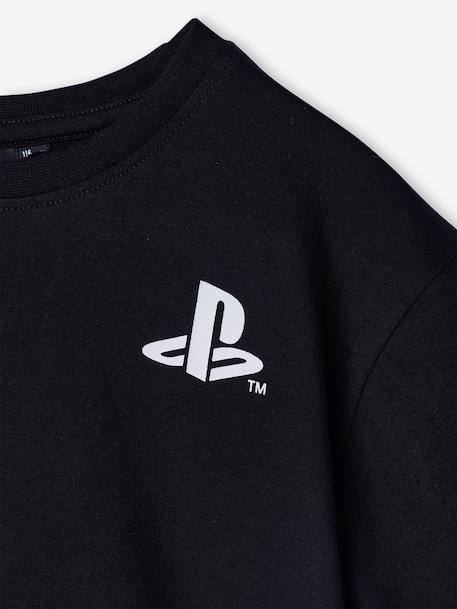 Boys' cotton pyjama shorts with PLAYSTATION logo black - vertbaudet enfant 
