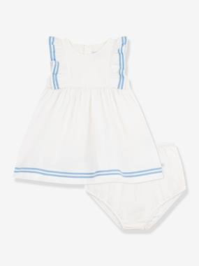 Bébé-Robe bébé fille coton et bloomer