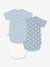Lot 3 bodies croisés bébé Petit Bateau blanc - vertbaudet enfant 