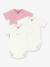 Lot de 3 bodies croisés bébé blanc - vertbaudet enfant 