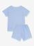 Striped cotton short pyjamas for children PETIT BATEAU blue - vertbaudet enfant 