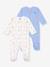 Pack of 2 cotton baby pyjamas white - vertbaudet enfant 
