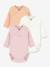 Lot 3 bodies croisés bébé Petit Bateau vert sauge - vertbaudet enfant 