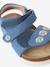Textile baby sandals with hook and loop straps denim blue - vertbaudet enfant 
