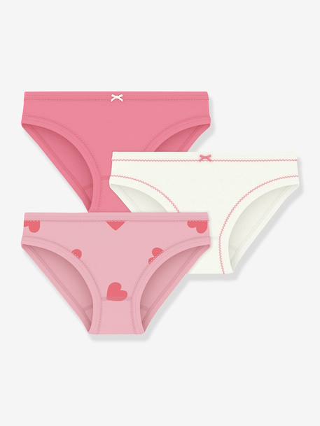 Pack of 3 Petit Bateau cotton knickers for children white - vertbaudet enfant 