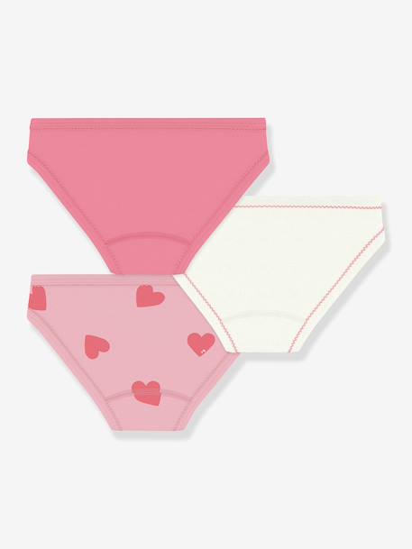 Pack of 3 Petit Bateau cotton knickers for children white - vertbaudet enfant 