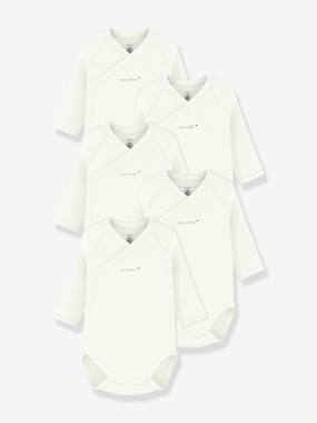 Bébé-Body-Lot de 5 bodies croisés Petit Bateau
