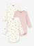 Pack of 3 long-sleeved baby bodysuits white - vertbaudet enfant 