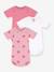 Pack of 3 short-sleeved baby bodysuits white - vertbaudet enfant 
