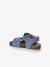 Textile baby sandals with hook and loop straps denim blue - vertbaudet enfant 