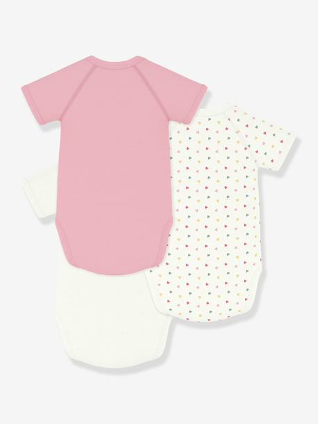 Pack of 3 baby wrap bodysuits white - vertbaudet enfant 