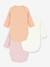 Pack of 3 Petit Bateau baby wrap bodysuits sage green - vertbaudet enfant 