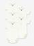 Pack of 5 cotton wrap bodysuits for babies Petit Bateau white - vertbaudet enfant 
