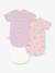 Pack of 3 crossover bodysuit in cotton for babies Petit Bateau white - vertbaudet enfant 