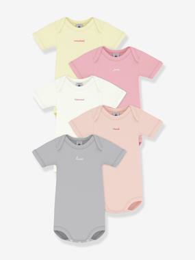 Bébé-Lot de 5 bodies manches courtes bébé