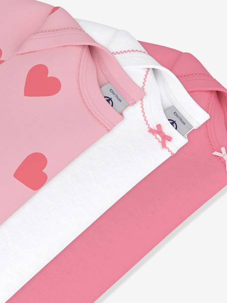 Pack of 3 short-sleeved baby bodysuits white - vertbaudet enfant 