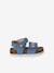 Textile baby sandals with hook and loop straps denim blue - vertbaudet enfant 
