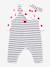Set bodysuit dungaree Petit Bateau ecru - vertbaudet enfant 