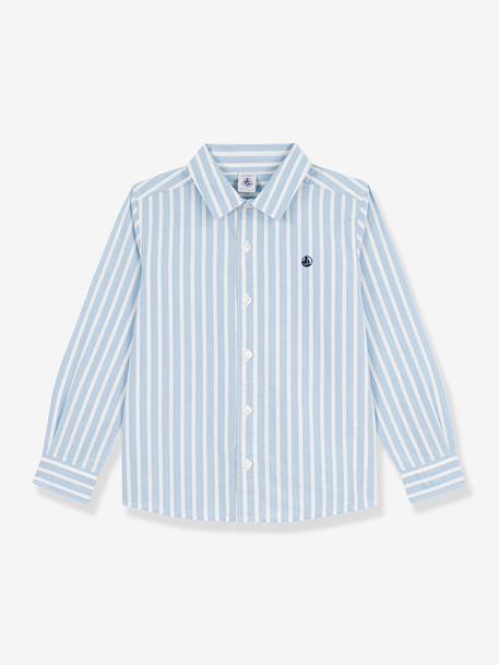 Chemise enfant Petit Bateau bleu ciel - vertbaudet enfant 