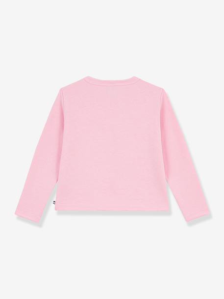 Plain cotton cardigan for children by PETIT BATEAU rose - vertbaudet enfant 