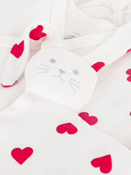 Newborn set with a cotton heart by PETIT BATEAU white - vertbaudet enfant 