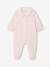 Pack of 2 Corduroy Sleepsuits with Front Opening for Babies beige+rose - vertbaudet enfant 