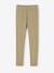 Pack of 2 Basics Leggings for Girls indigo+khaki+printed brown+sage green - vertbaudet enfant 