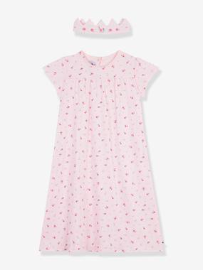 Fille-Pyjama, surpyjama-Chemise de nuit et diadème Petit Bateau