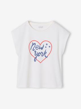 Fille-Lot de 3 tee-shirts fille fantaisie manches courtes
