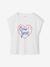 Lot de 3 tee-shirts fille fantaisie manches courtes bleu grisé+bleu pâle+rose poudré - vertbaudet enfant 