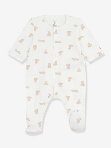 Pyjama bébé imprimé Petit Bateau blanc - vertbaudet enfant 