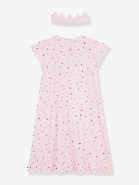 Nightie and tiara PETIT BATEAU pale pink - vertbaudet enfant 