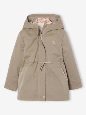Veste Fille Avec Capuche Bon'A Parte - Taille 140 (9-10 Ans) | Vert Printanier - Occasion TB