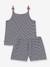 Set of Petit Bateau pyjamas with braces navy blue - vertbaudet enfant 