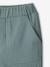 Boys' cotton muslin trousers with adjustable waist emerald green - vertbaudet enfant 